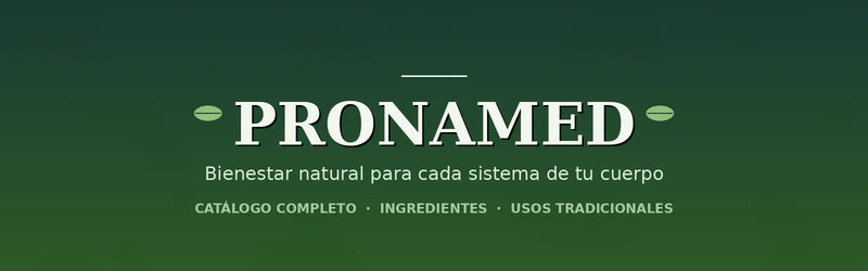 Línea Pronamed: catálogo completo de productos naturales y para qué sirven