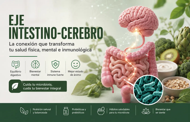 Eje Intestino-Cerebro: La Revolución Científica que Explica por Qué tu Intestino Influye en tu Estado de Ánimo, Sistema Inmune y Salud General
