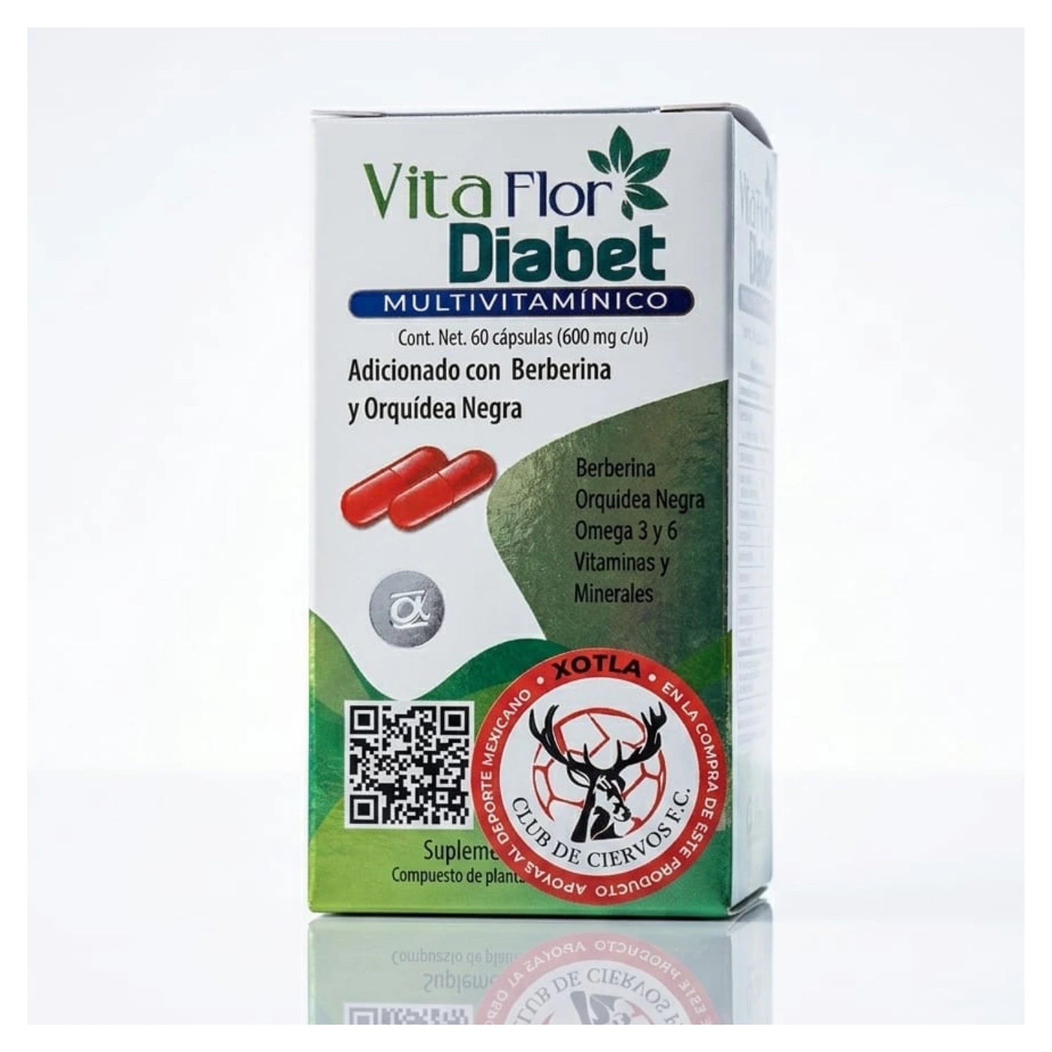 Vita Flor Diabet: Multivitamínico con Berberina y Orquídea Negra