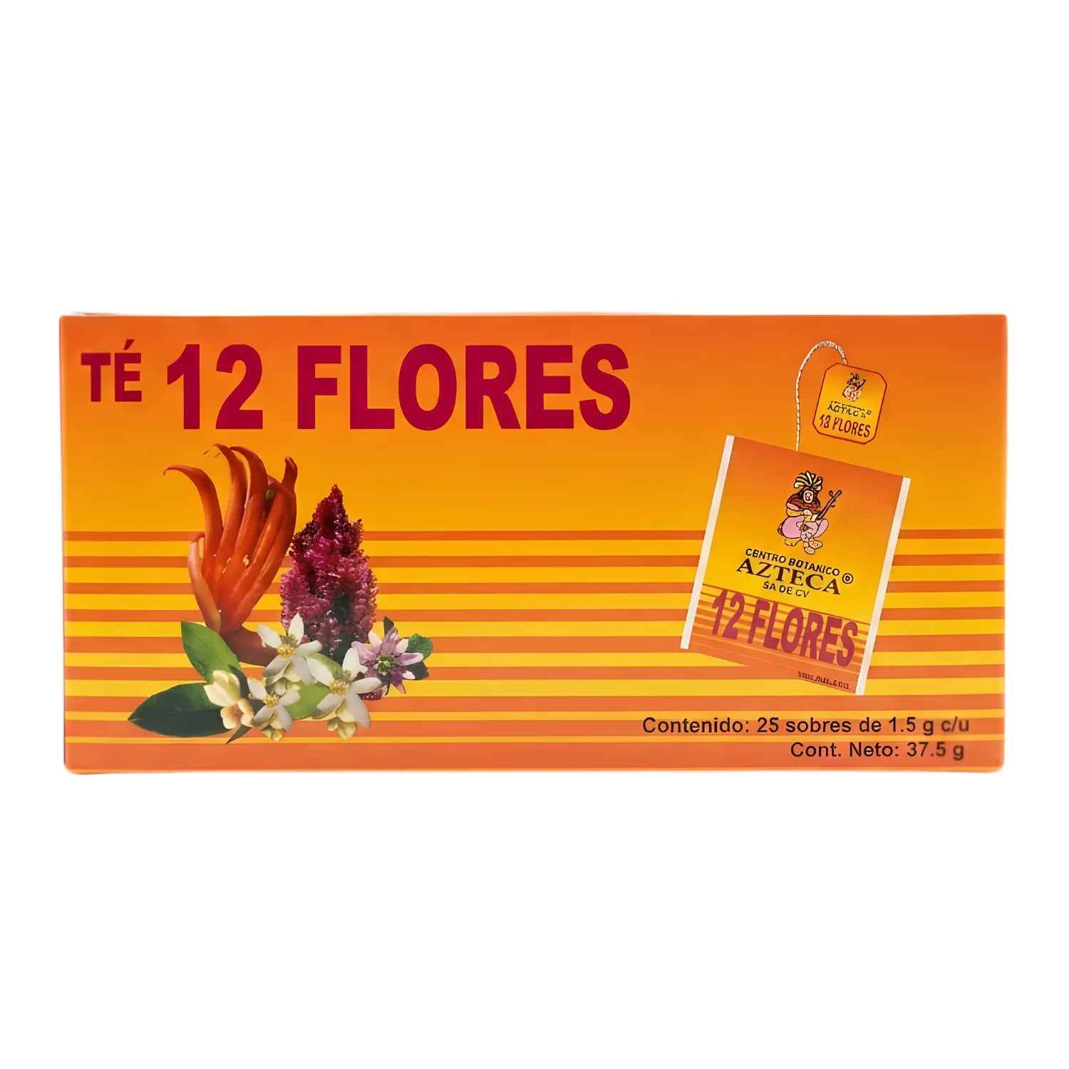 Té 12 Flores Centro Botánico Azteca: Infusión Relajante y Respiratoria