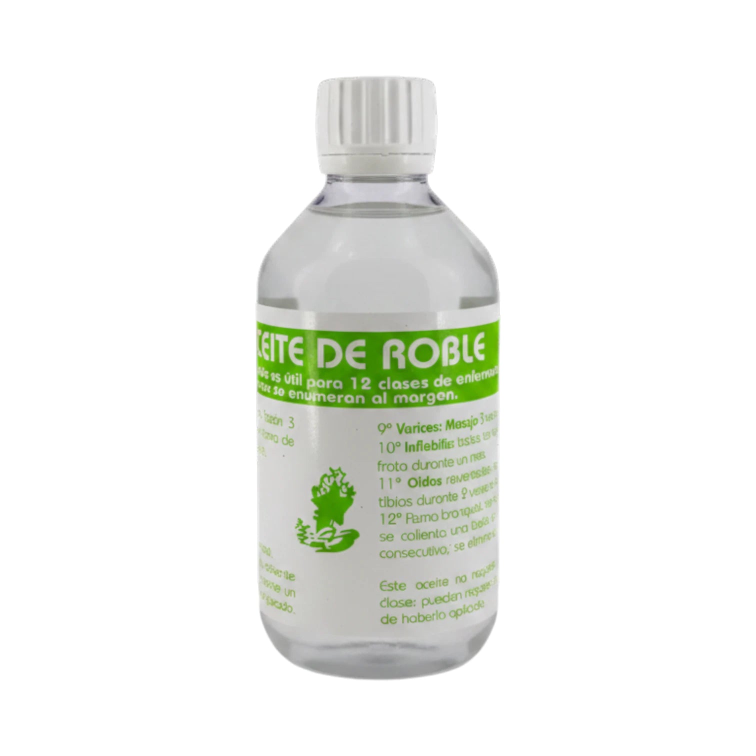 Frasco de Aceite de Roble Megamix, presentación de 250 ml.