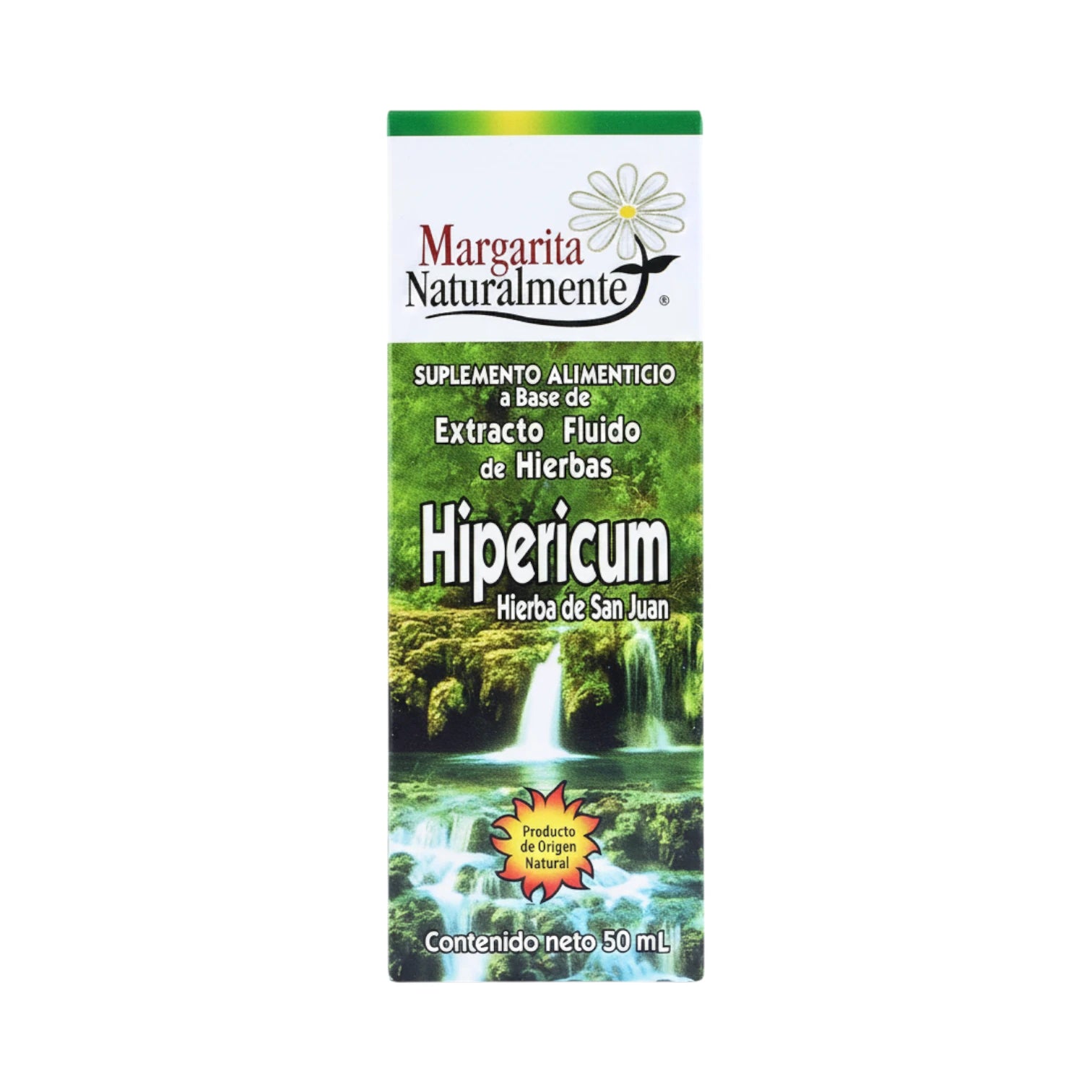 Hipericum Hierba de San Juan, suplemento alimenticio a base de extracto fluido de hierbas, 50 ml.