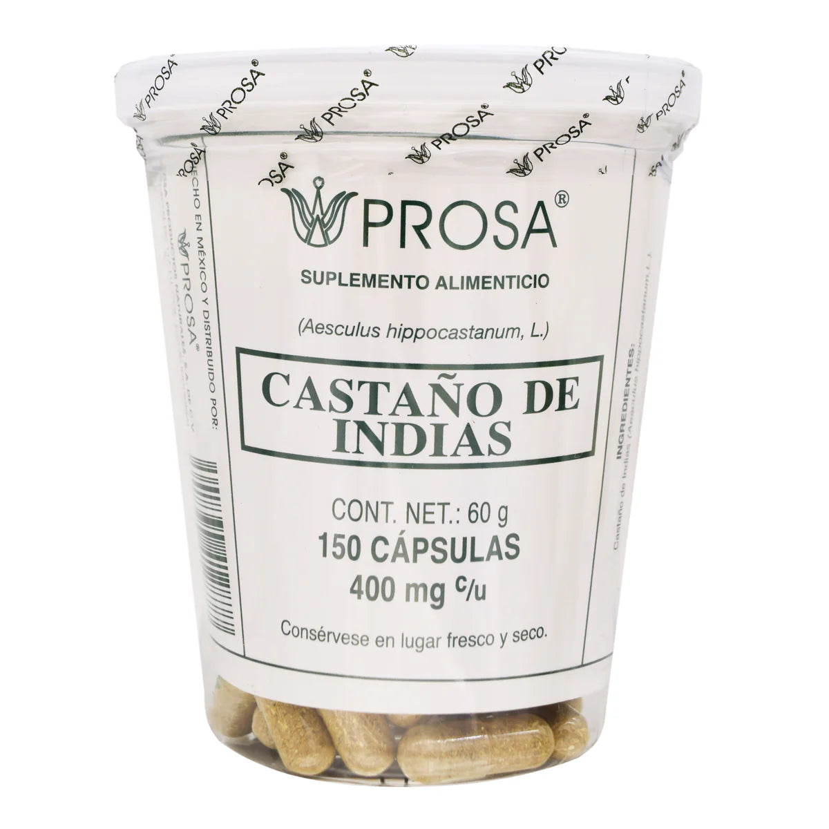 Castaño de Indias Prosa 150 Cápsulas | Beneficios para la Circulación