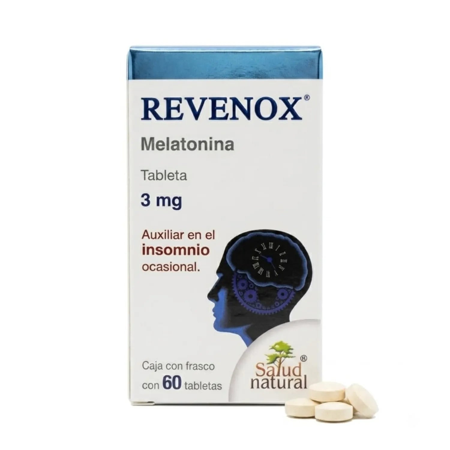 Revenox Melatonina 3 mg: Suplemento Natural para el Insomnio Ocasional