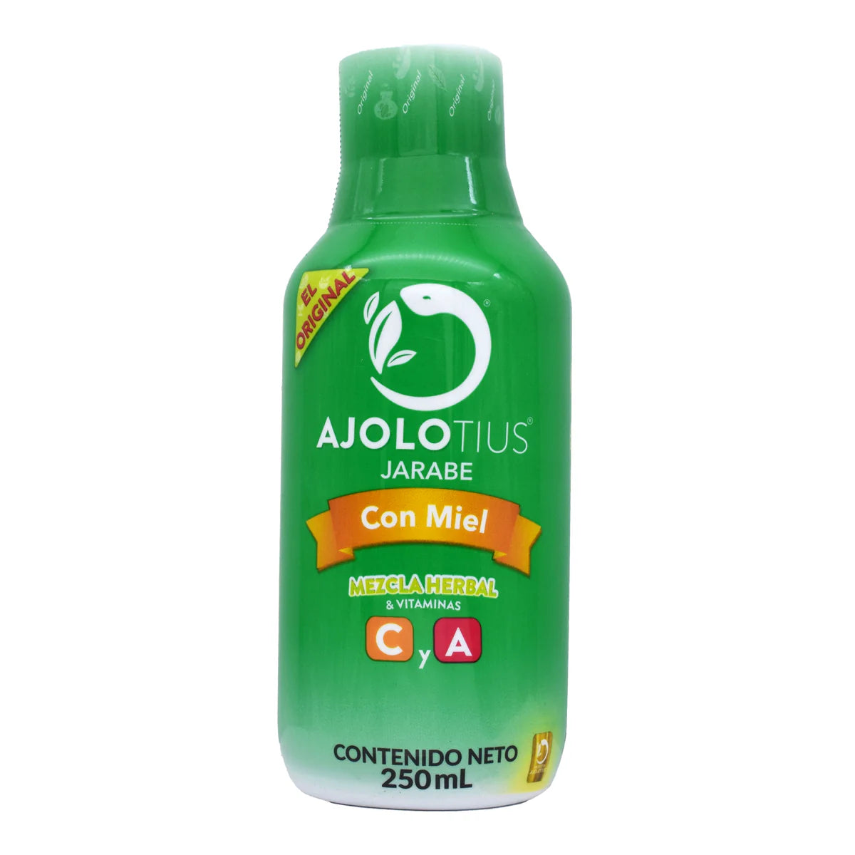 Ajolotius Jarabe con Miel y Vitaminas para Vías Respiratorias