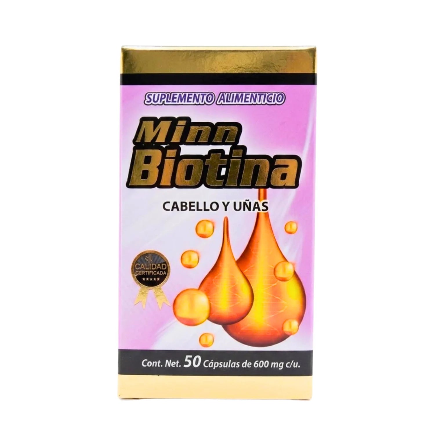 Minn Biotina: Suplemento Alimenticio para Cabello y Uñas