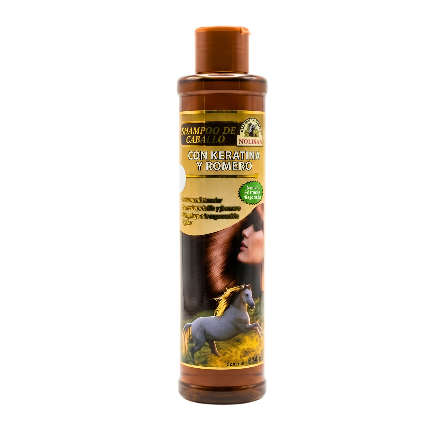 Shampoo de Caballo con Keratina y Romero Nolisan 634ml