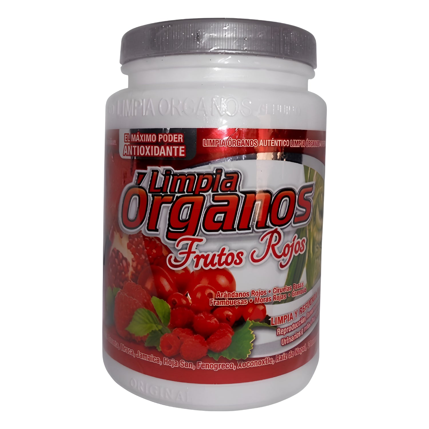 Fibra Limpia Órganos Frutos Rojos 500g - Suplemento Antioxidante Natural