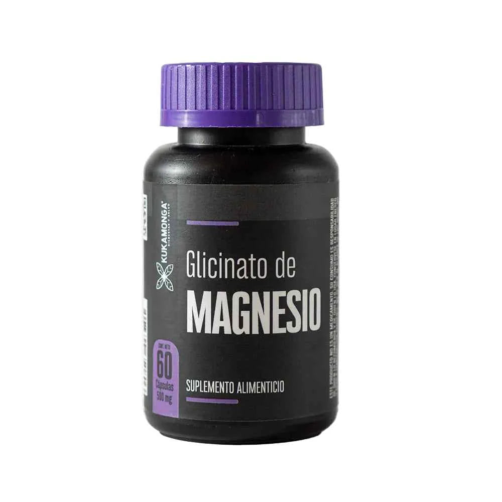 Glicinato de Magnesio 500mg - Suplemento Alimenticio Natural