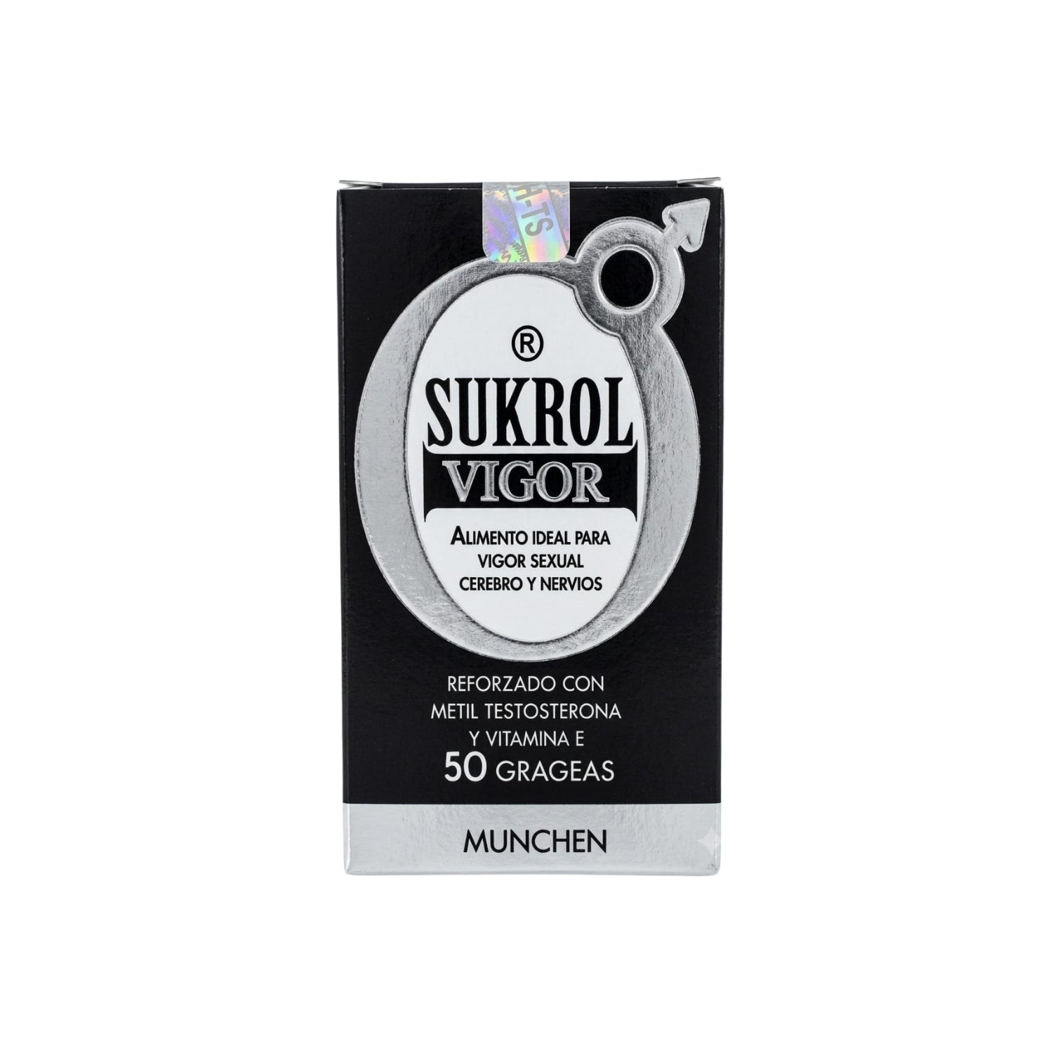 Sukrol Vigor 50 Grageas - Suplemento para Vigor Sexual y Nervios