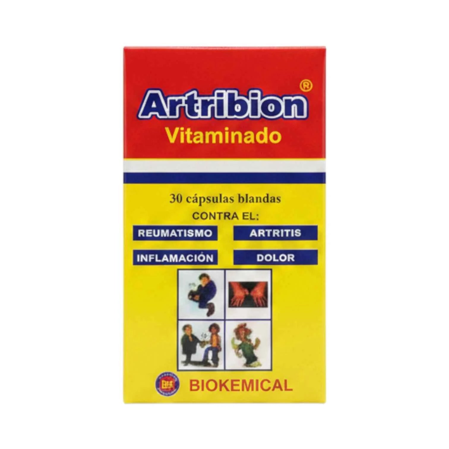 Artribion Vitaminado Suplemento Alimenticio 30 Cápsulas Blandas