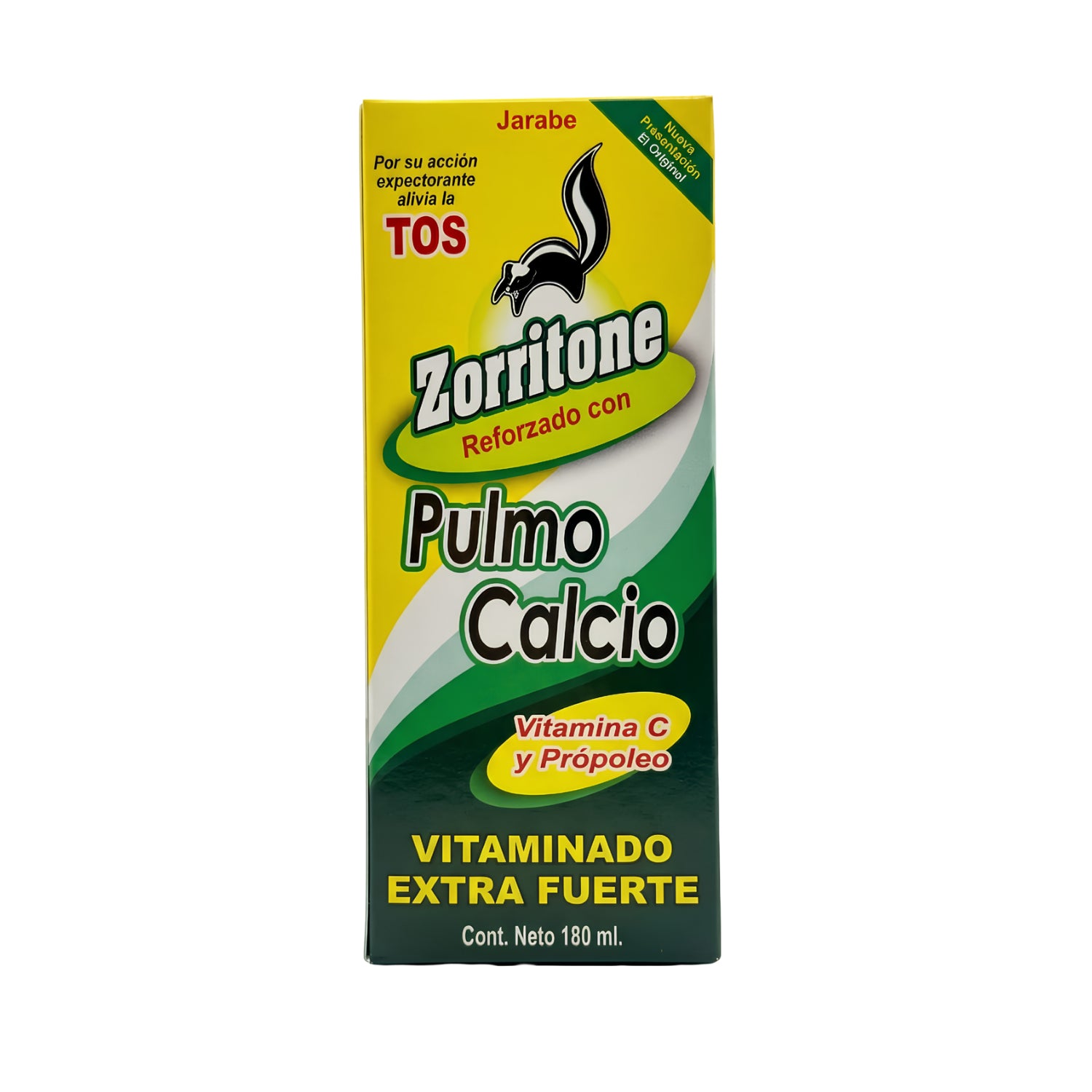 Jarabe Zorritone Pulmo Calcio Extra Fuerte (180 ml) – Con Vitamina C y Própoleo para la Tos