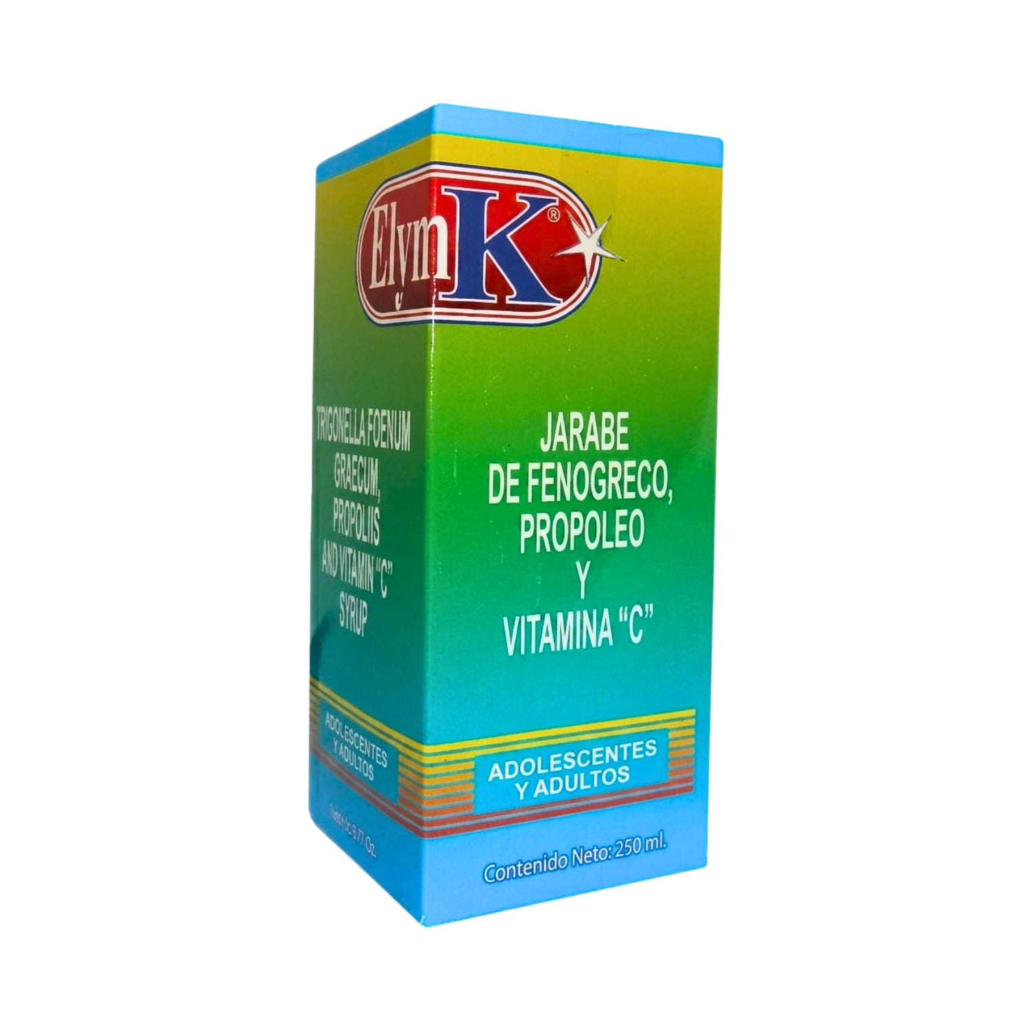 Jarabe ElymK de Fenogreco, Propóleo y Vitamina C 250ml