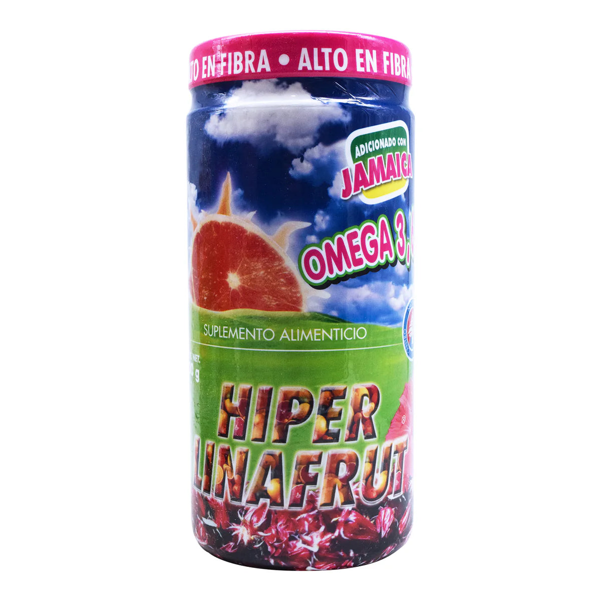 Suplemento Hiper Linafrut Adicionado con Jamaica y Omega 500g