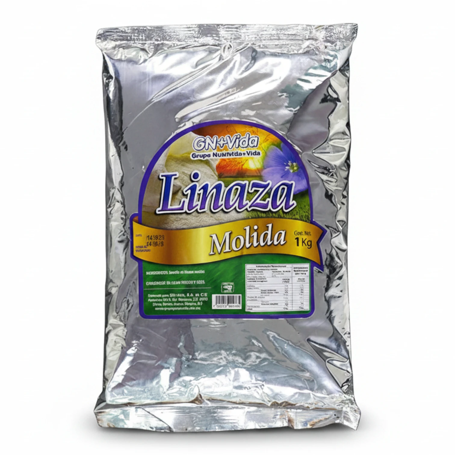 Linaza Molida GN+Vida 1kg | Omega 3 de Fácil Absorción