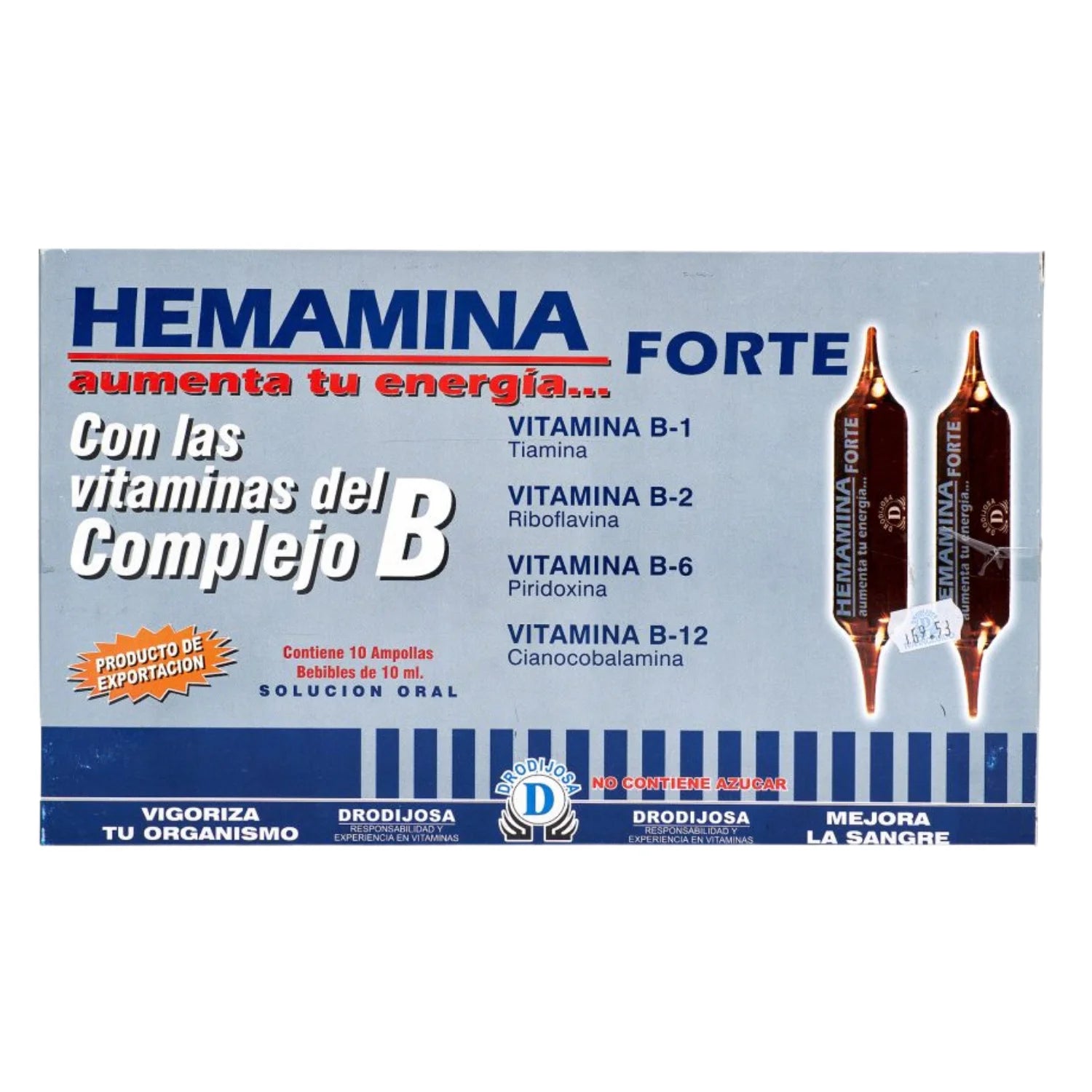 Hemamina Forte - Complejo B en Ampollas Bebibles
