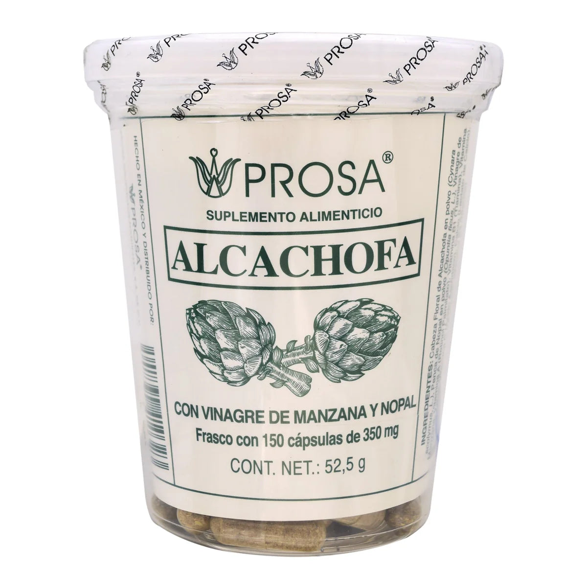 Alcachofa Prosa con Vinagre de Manzana y Nopal | Apoyo Metabólico
