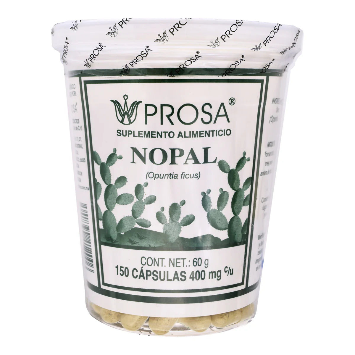 Nopal Prosa 150 Cápsulas | Suplemento para Control de Glucosa