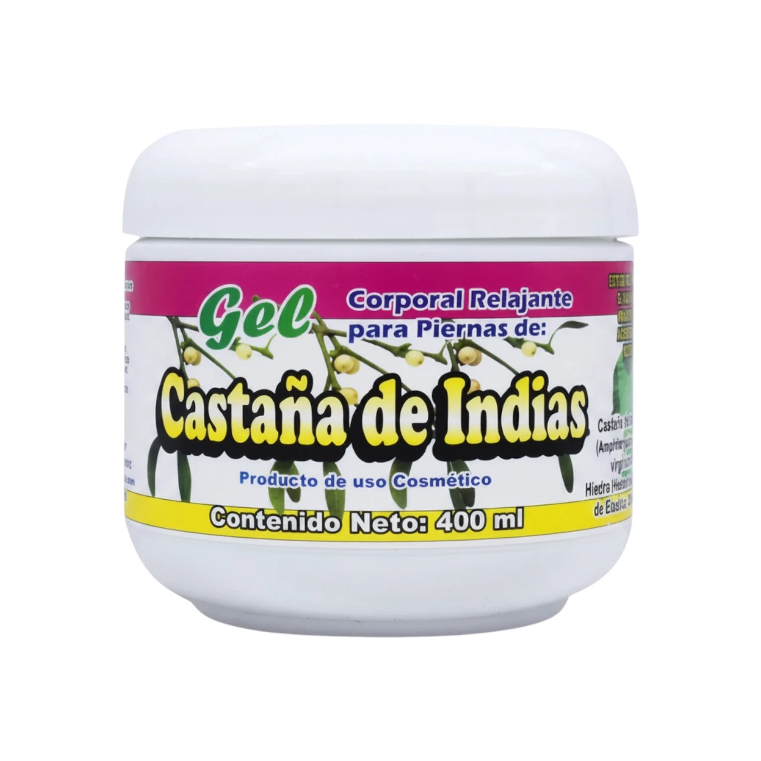 Gel Corporal Relajante Piernas Castaña de Indias Natura Mundo Brajim 400 ml