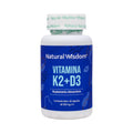 Título SEO: Vitamina K2 + D3 Natural Wisdom | Salud Ósea y Cardiovascular