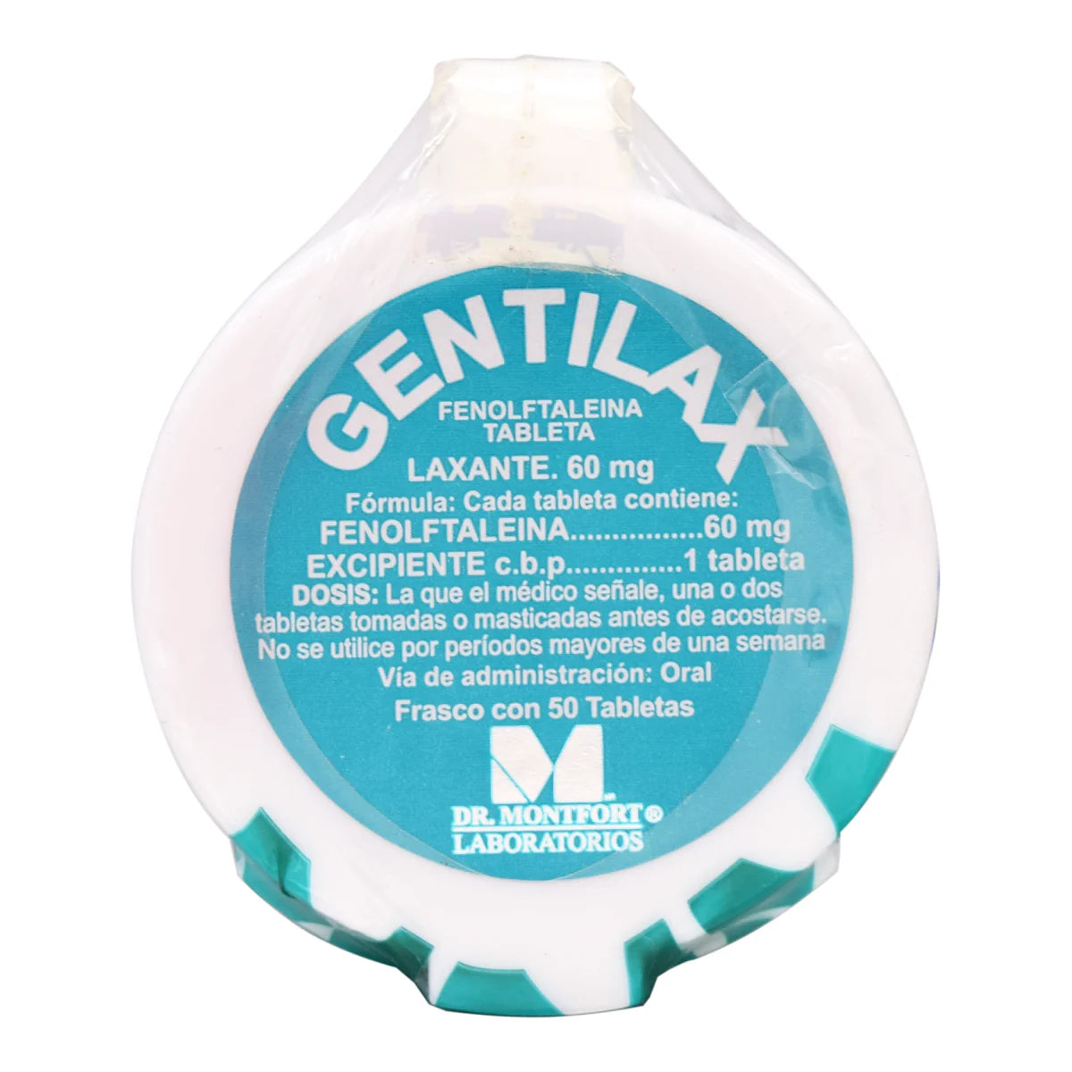 Gentilax Laxante 60 mg: Alivio Efectivo del Estreñimiento (50 Tabletas)