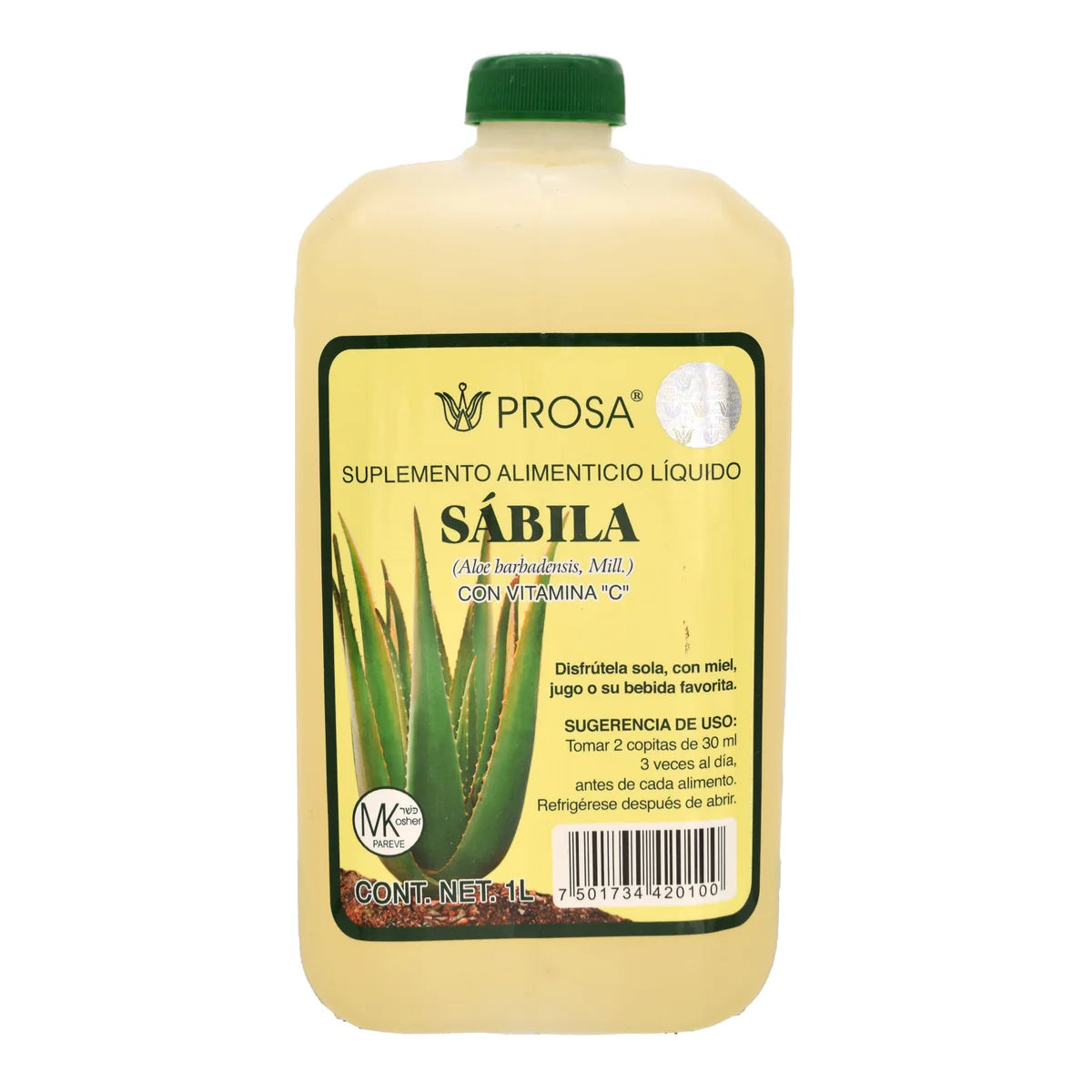 Suplemento Líquido de Sábila Prosa con Vitamina C | Bienestar Intestinal