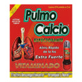 Caja y microbotella de Pulmo Calcio Expectorante Vitaminado Extra Fuerte, presentación de 10 ampolletas de 15 ml.