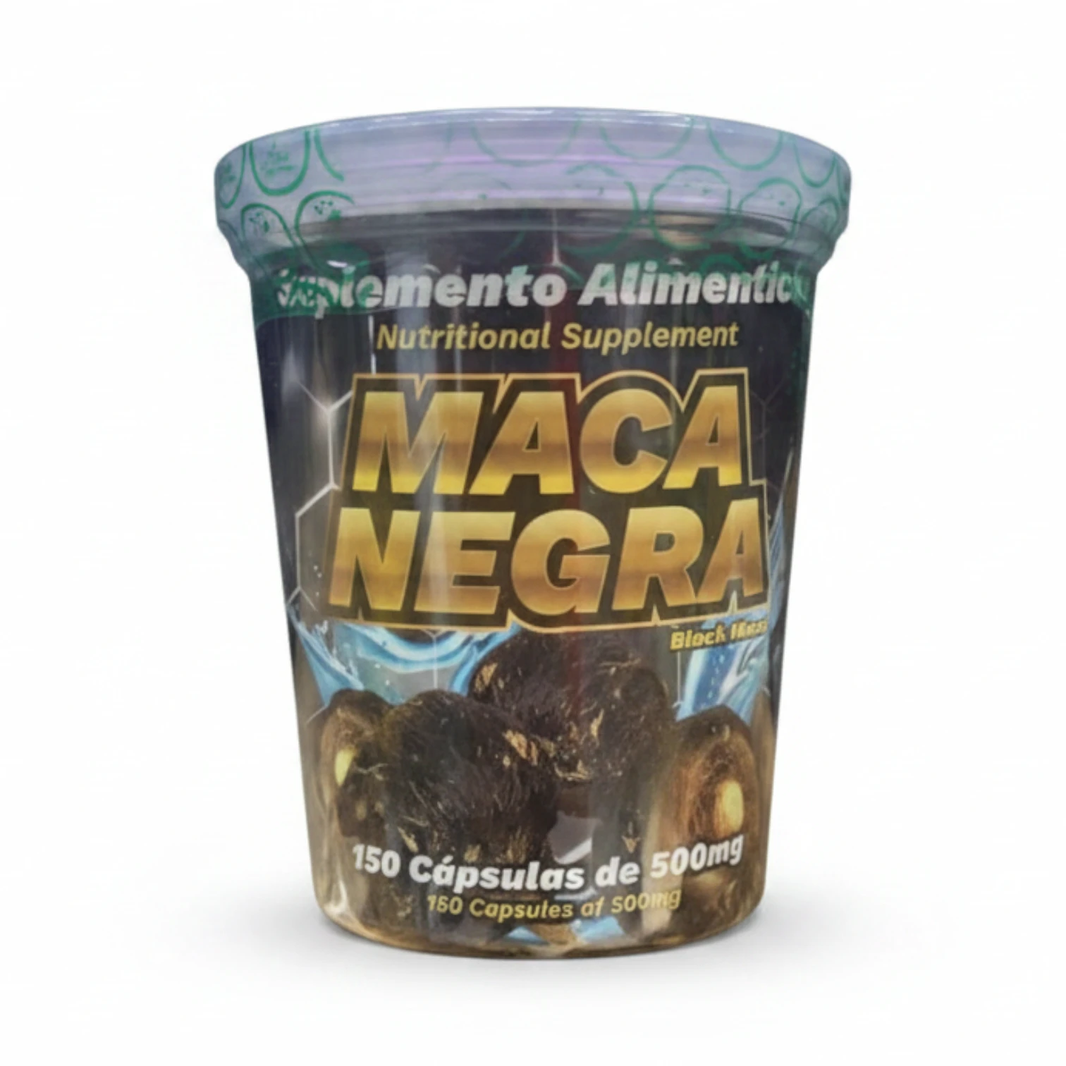 Maca Negra 150 Cápsulas 500mg | Energizante Natural y Vitalidad