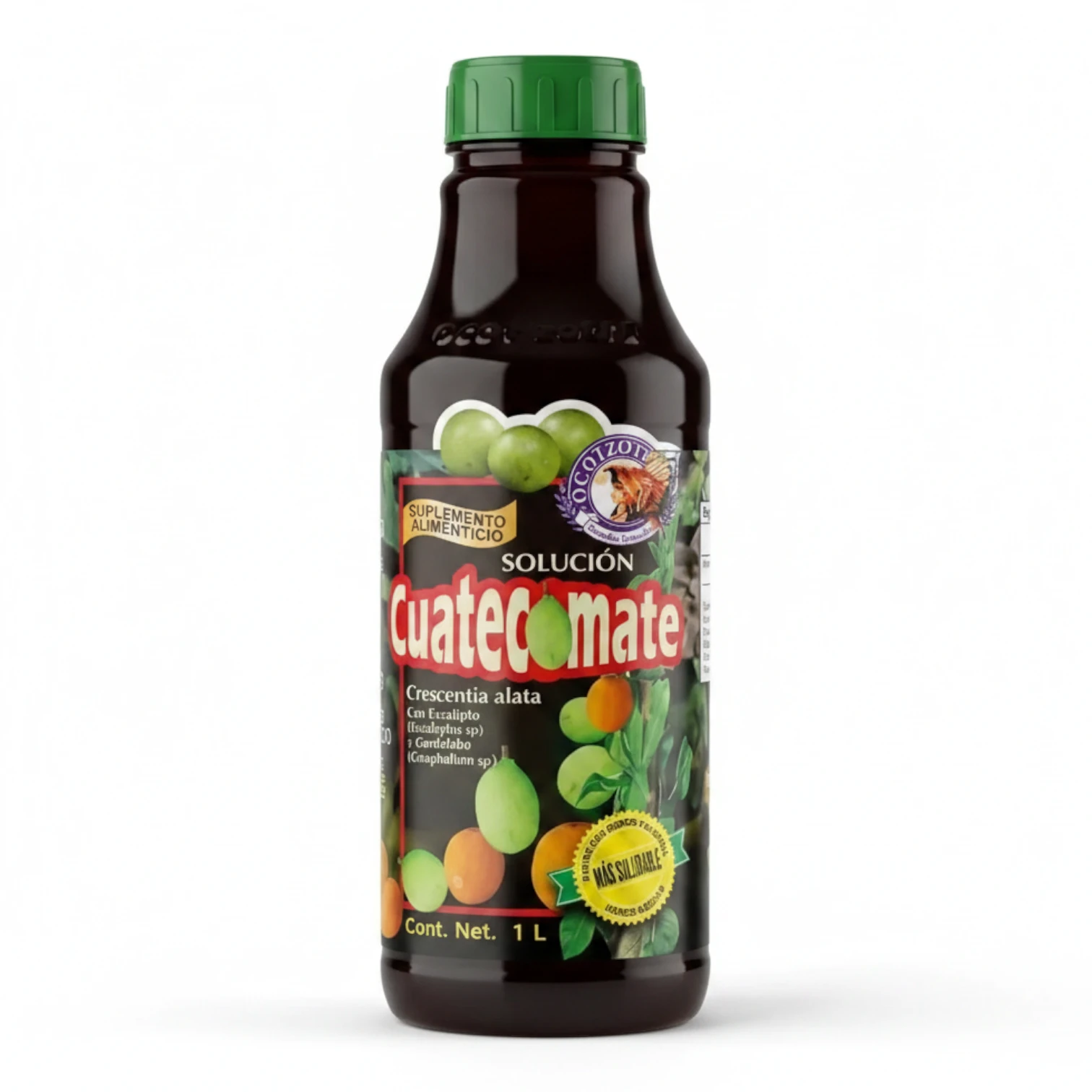 Tónico Cuatecomate 1L | Suplemento Natural con Eucalipto