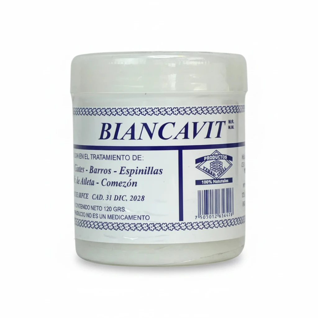 Biancavit Tratamiento Natural | Auxiliar contra Barros, Espinillas y Comezón