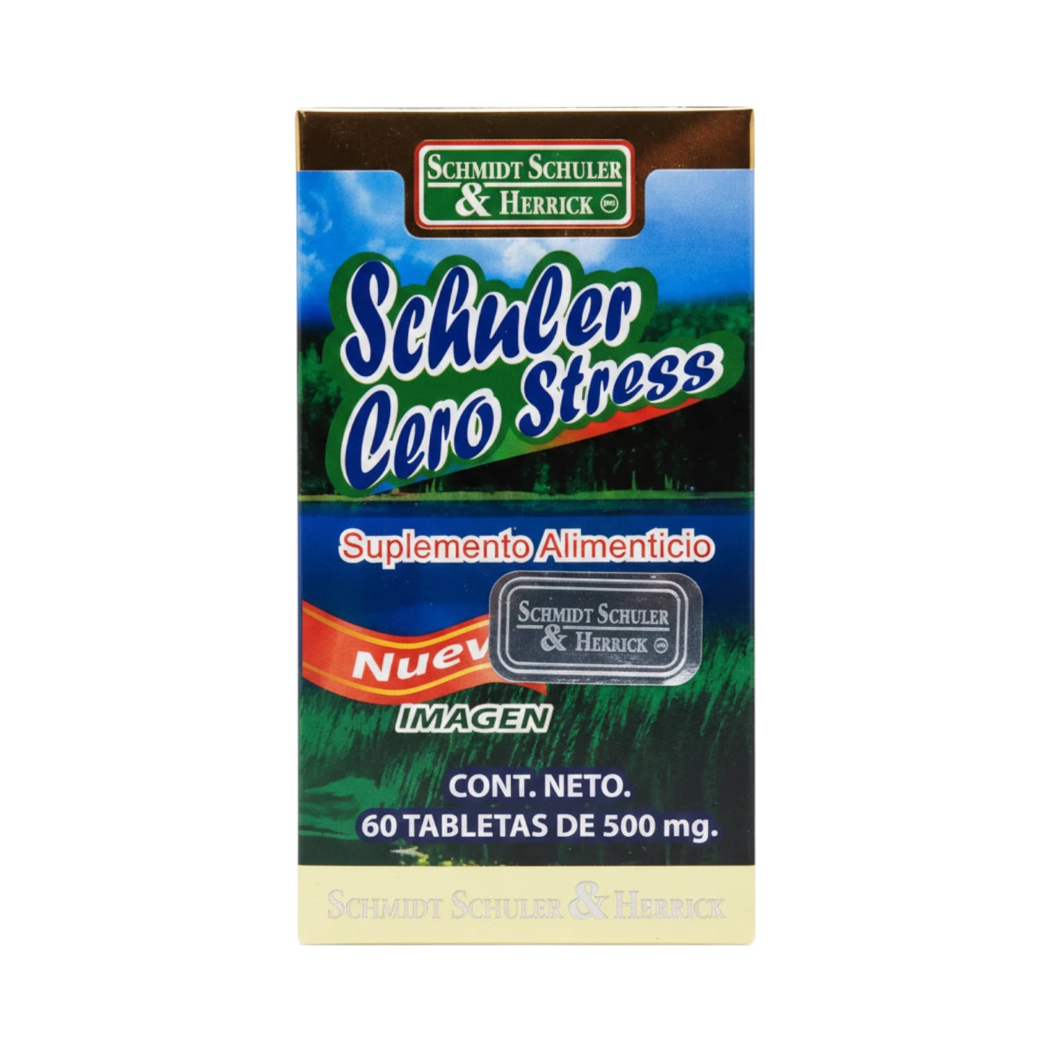 Schuler Cero Stress 60 Tabletas | Suplemento Relajante