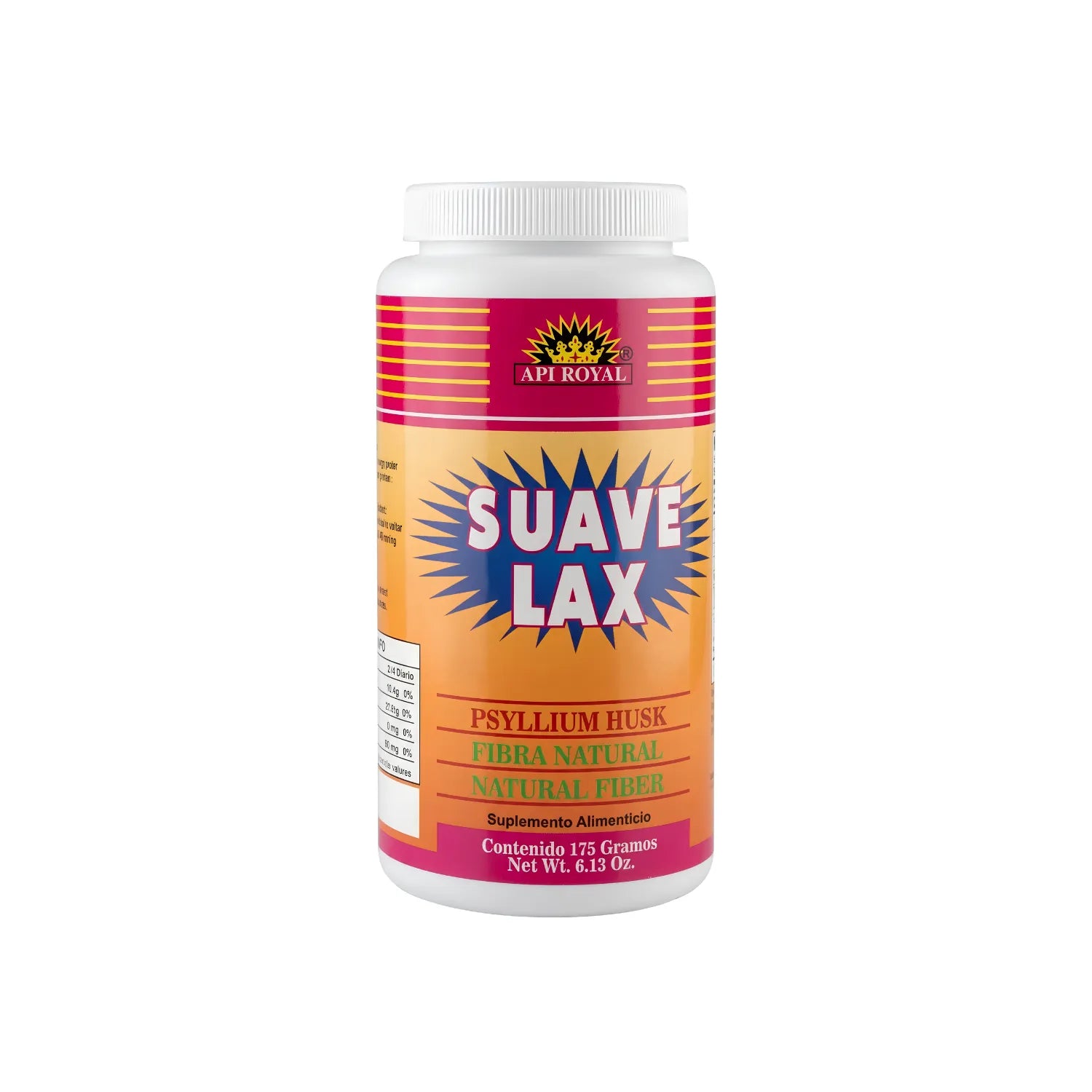 Suave Lax: Fibra Natural para la Digestión y Limpieza Intestinal Psyllium Husk (680g)