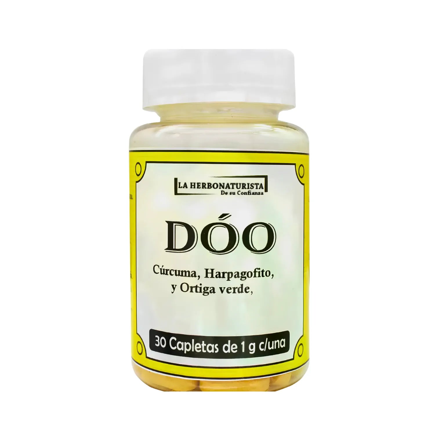 Dóo La Herbonaturista: Cúrcuma, Harpagofito y Ortiga Verde - 30 Capletas