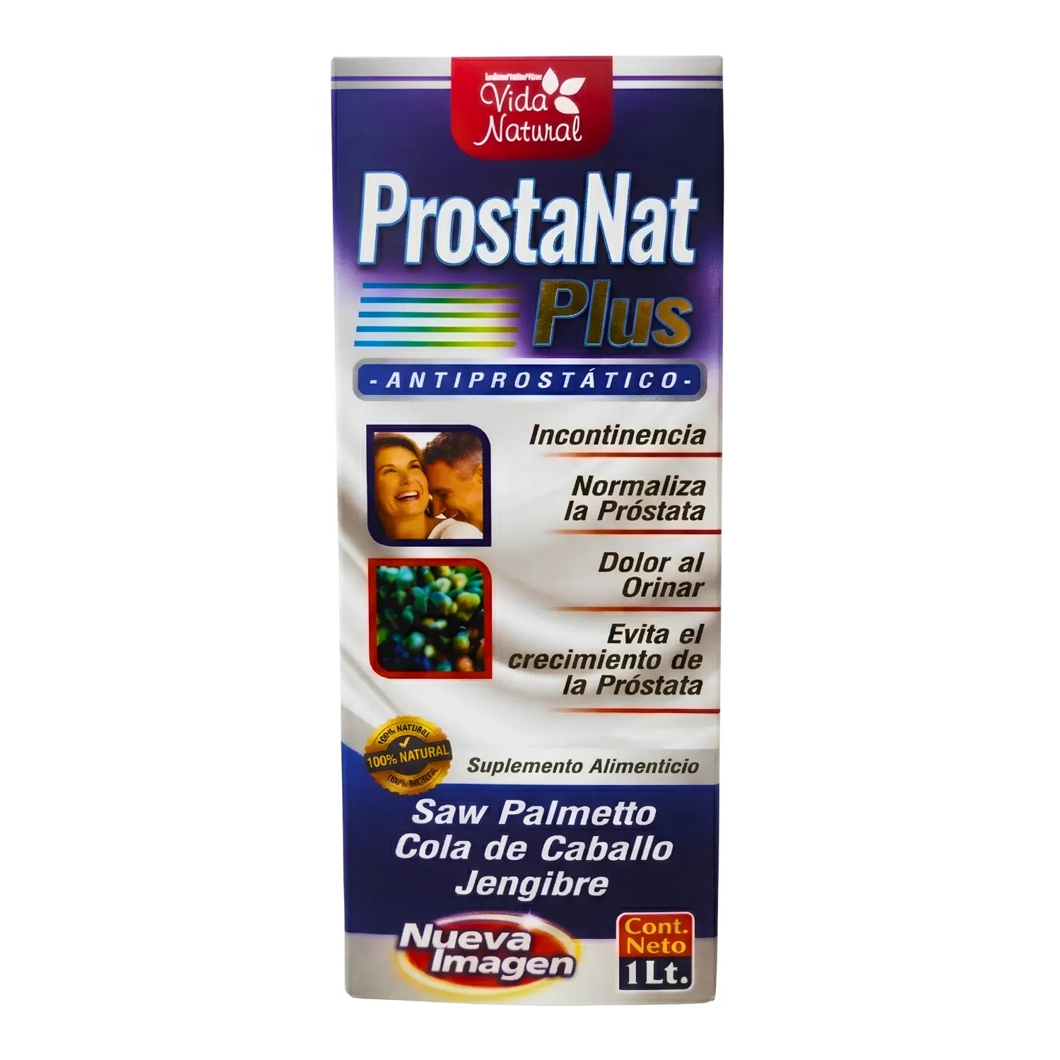 Tónico Natural ProstaNat Plus: Salud Prostática y Bienestar (1 Litro)