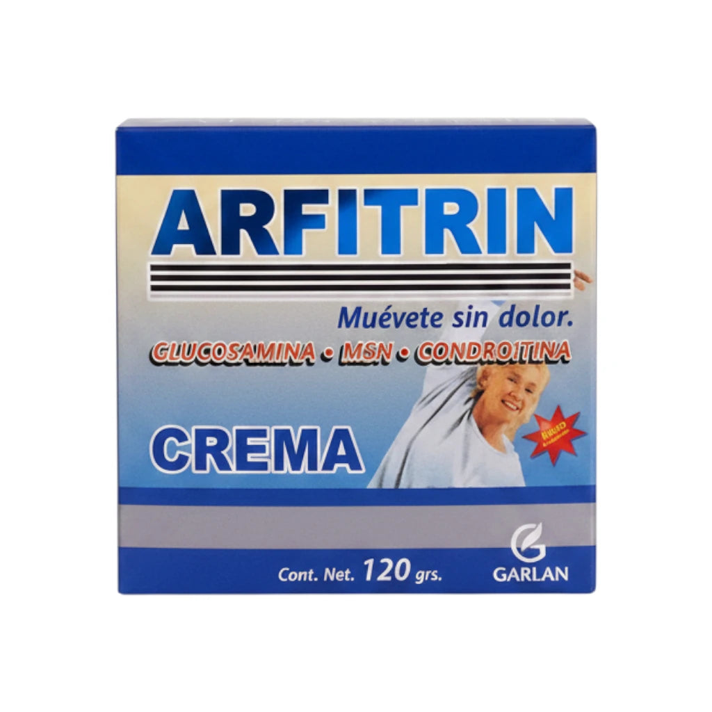 Arfitrin Crema 120g | Glucosamina, MSN y Condroitina para el Dolor