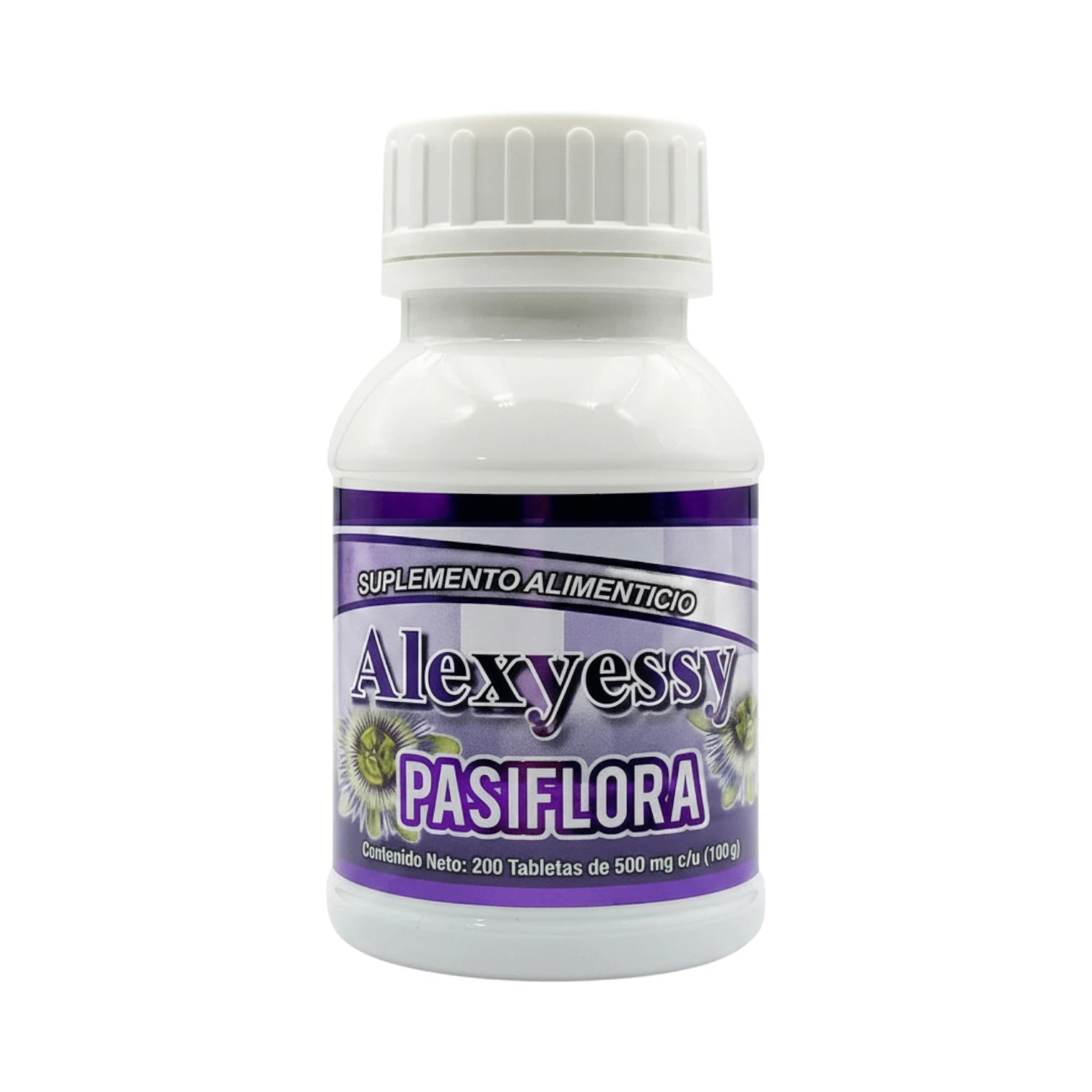 Alexyessy Pasiflora 200 Tabletas | Auxiliar Natural para el Sueño y la Relajación