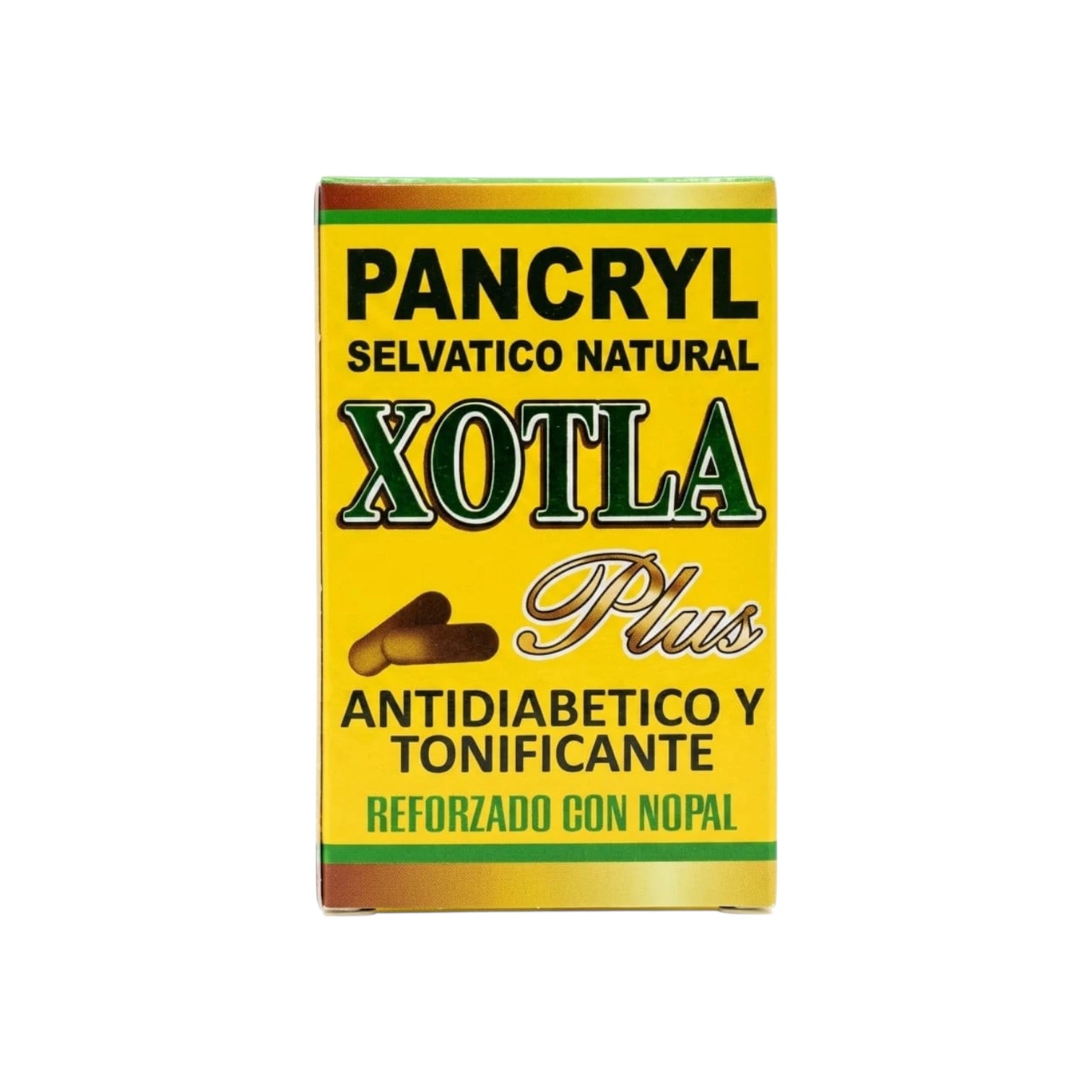 Pancryl Xotla Plus Reforzado con Nopal - Antidiabético y Tonificante Natural