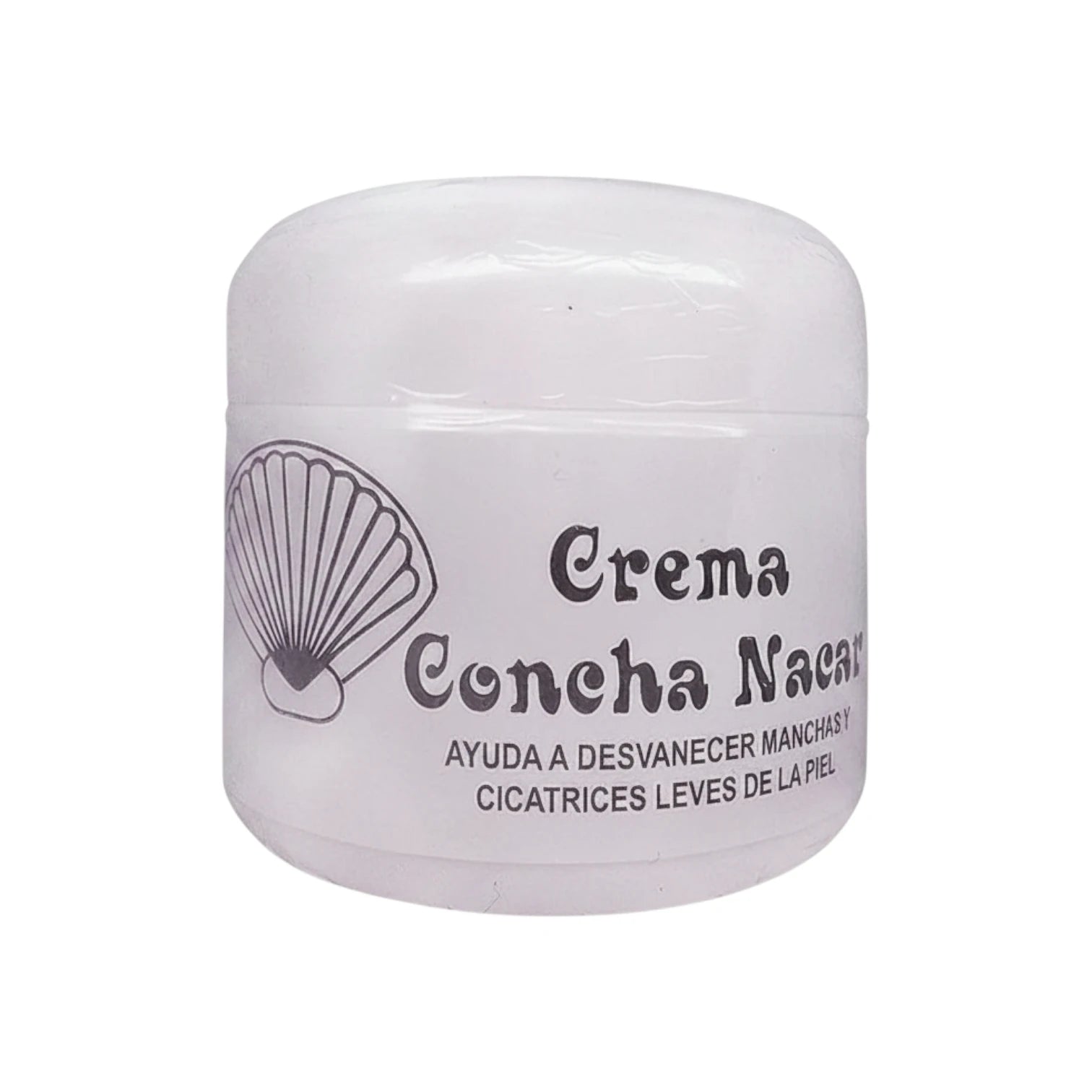 Tarro de Crema de Concha Nacar, producto para el cuidado facial diario