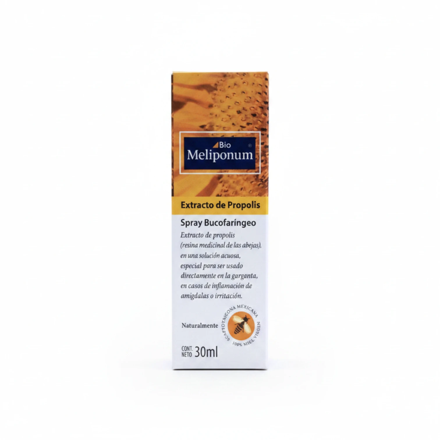 Bio Meliponum Spray Bucofaríngeo - Alivio Natural para Garganta