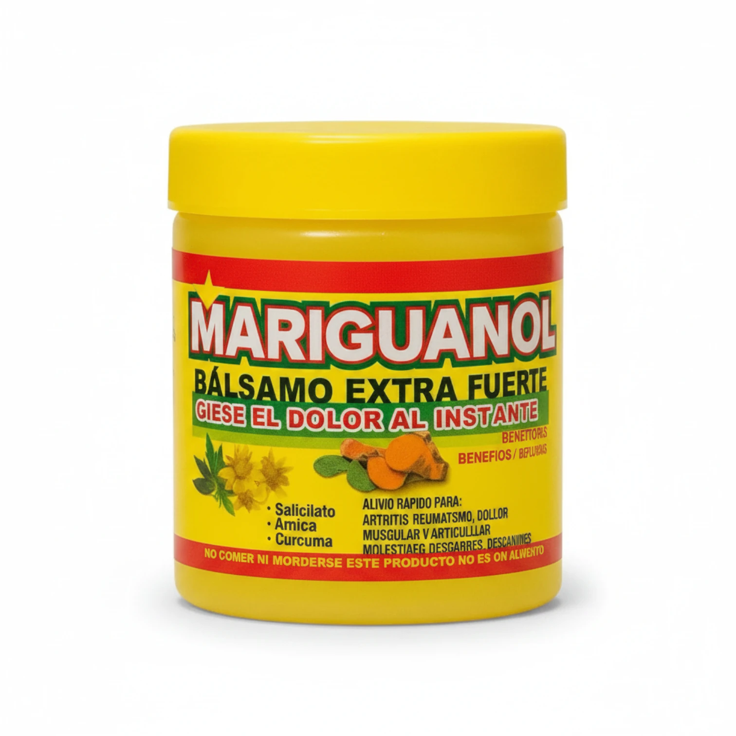 Mariguanol Bálsamo Extra Fuerte – Balsamo Natural para Artritis y Desgarres
