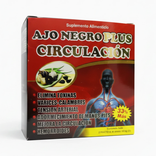 Ajo Negro Plus Circulación: Complemento Alimenticio