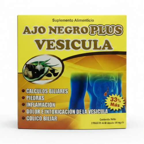 Ajo Negro Plus Vesícula: Complemento Alimenticio