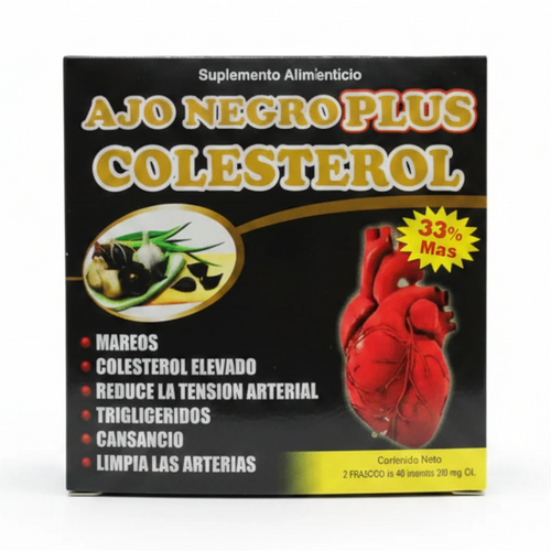 Ajo Negro Plus Colesterol: Complemento Alimenticio