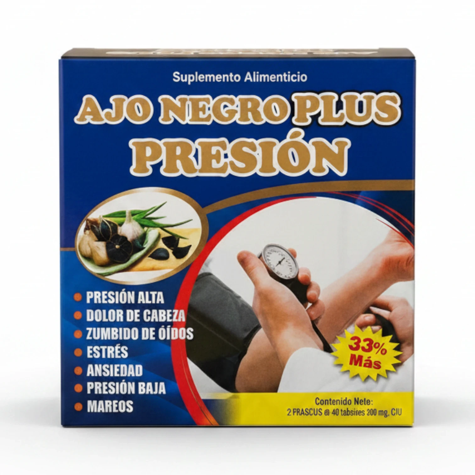 Ajo Negro Plus P: Complemento Alimenticio