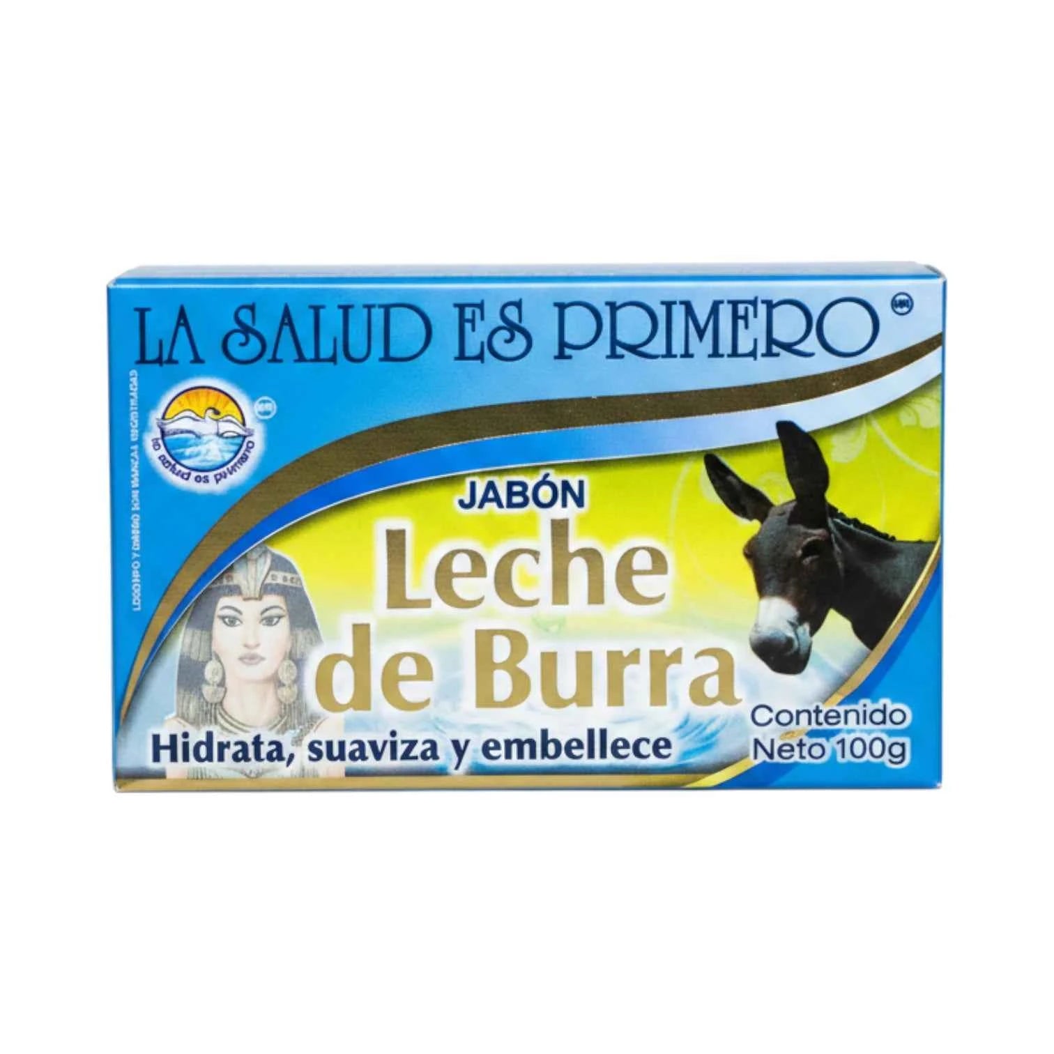Jabón de Leche de Burra La Salud es Primero 100g - Hidratante