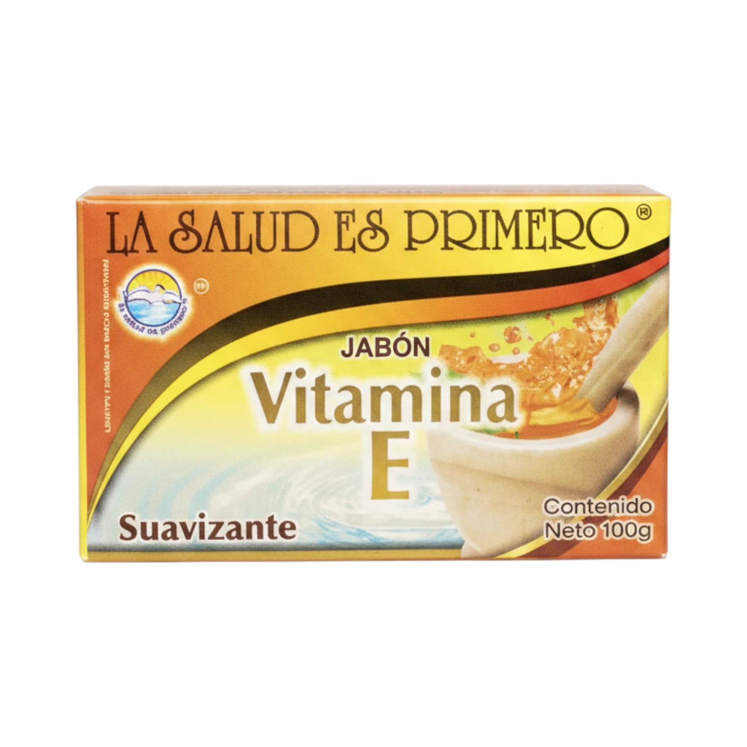 Jabón de Vitamina E, 100g, propiedad suavizante para el cuidado de la piel.