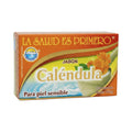 Jabón de Caléndula, 100g, jabón natural diseñado específicamente para piel sensible.