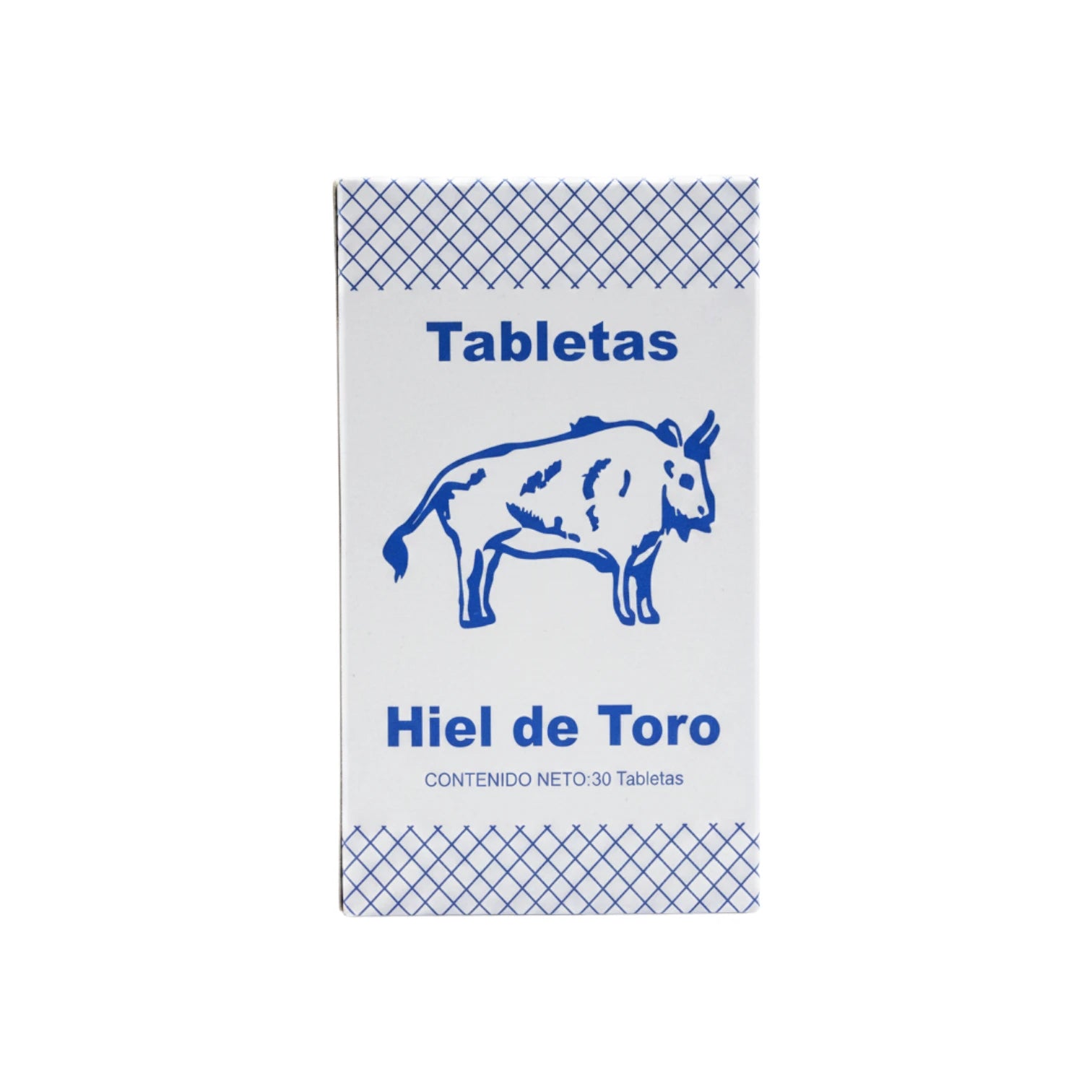 Caja de tabletas Hiel de Toro, 30 piezas, suplemento alimenticio.