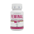 Frasco blanco de 40 comprimidos de Feminal Pronamed con etiqueta rosa y blanca, sobre fondo blanco