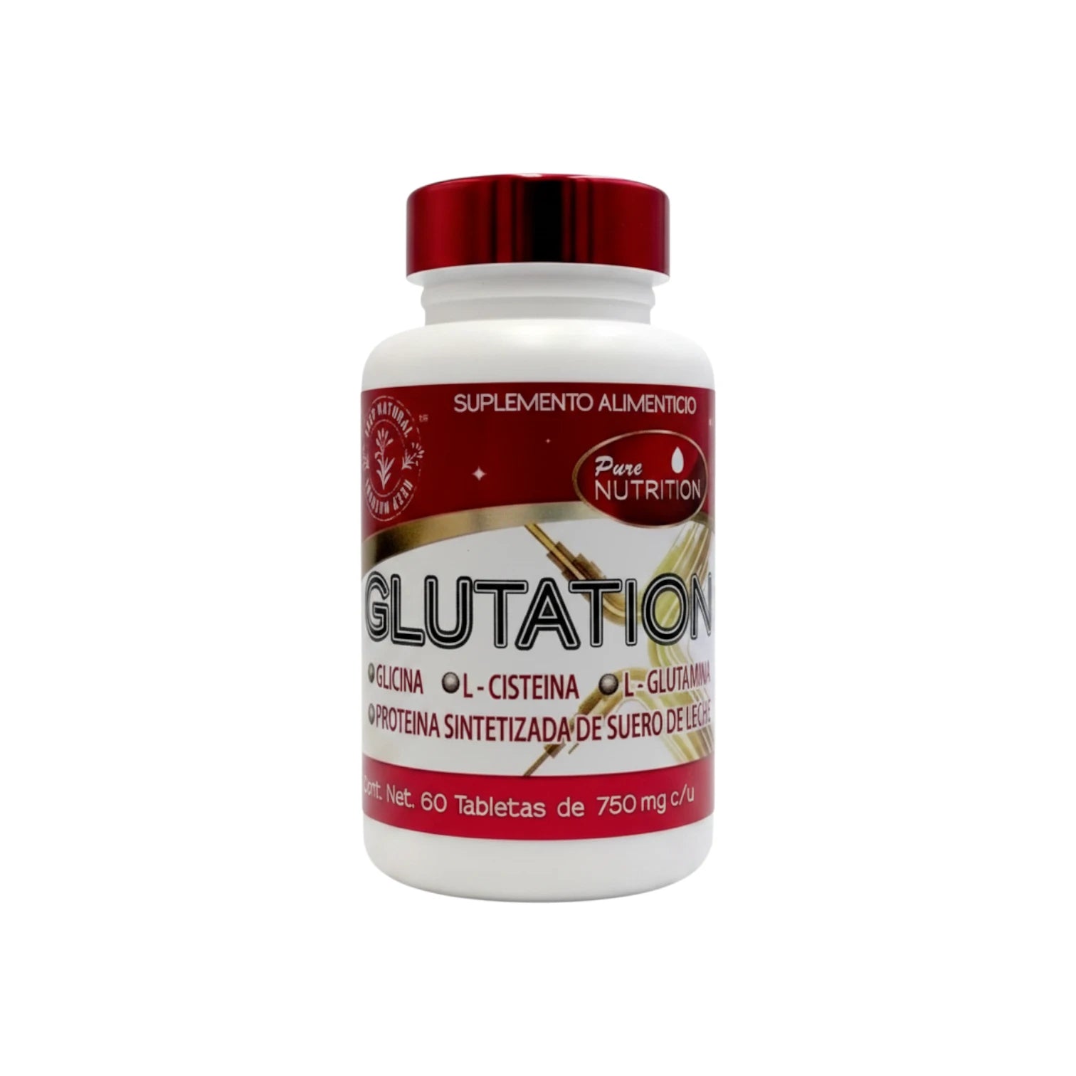 Glutation 60 Tabletas 750mg | Poderoso Antioxidante Celular